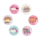 Imagen del producto Pusheen - Set de 6 imanes de botón