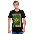 Imagen del producto Zelda - Reino de Hyrule Camiseta de propaganda negra