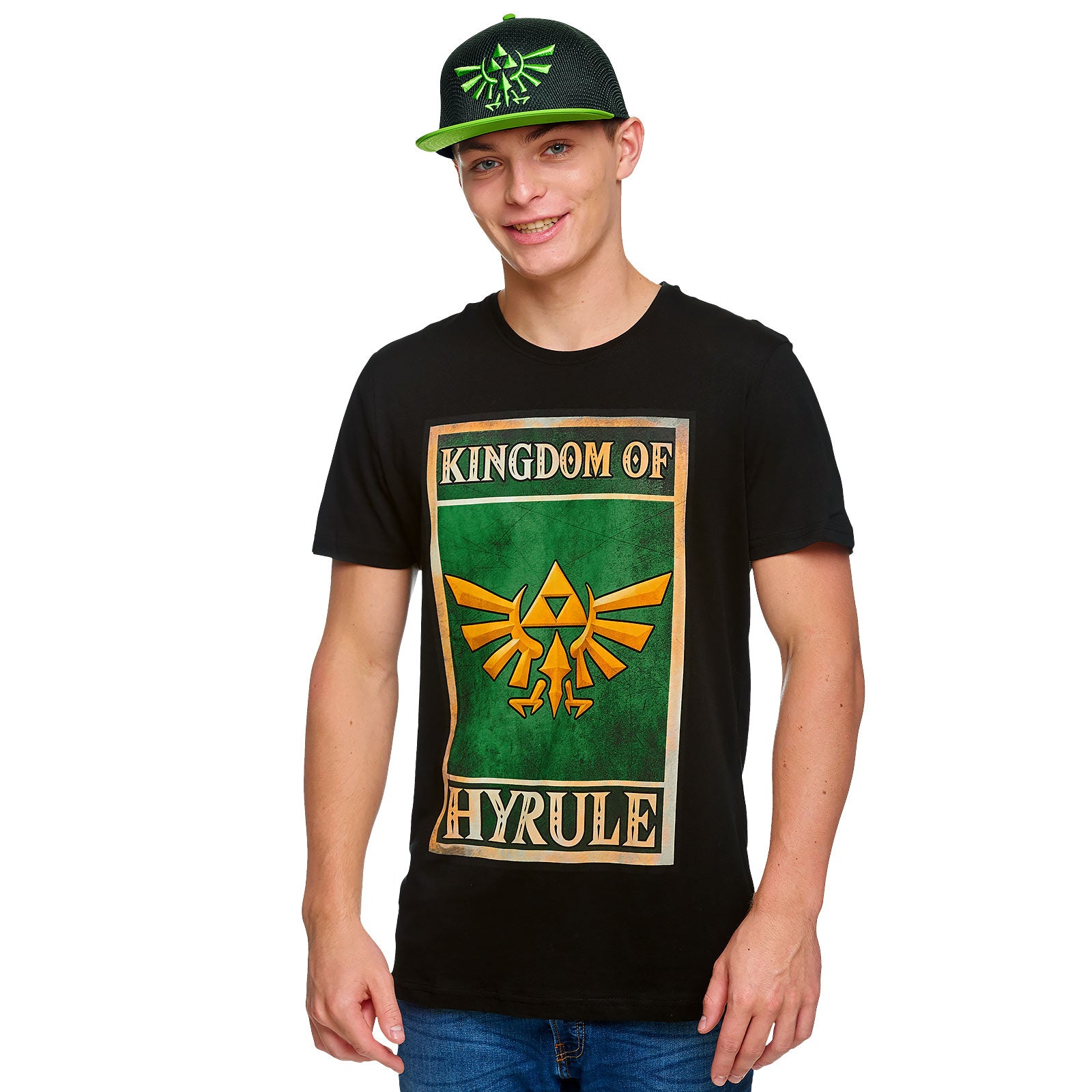 Imagen del producto Zelda - Reino de Hyrule Camiseta de propaganda negra