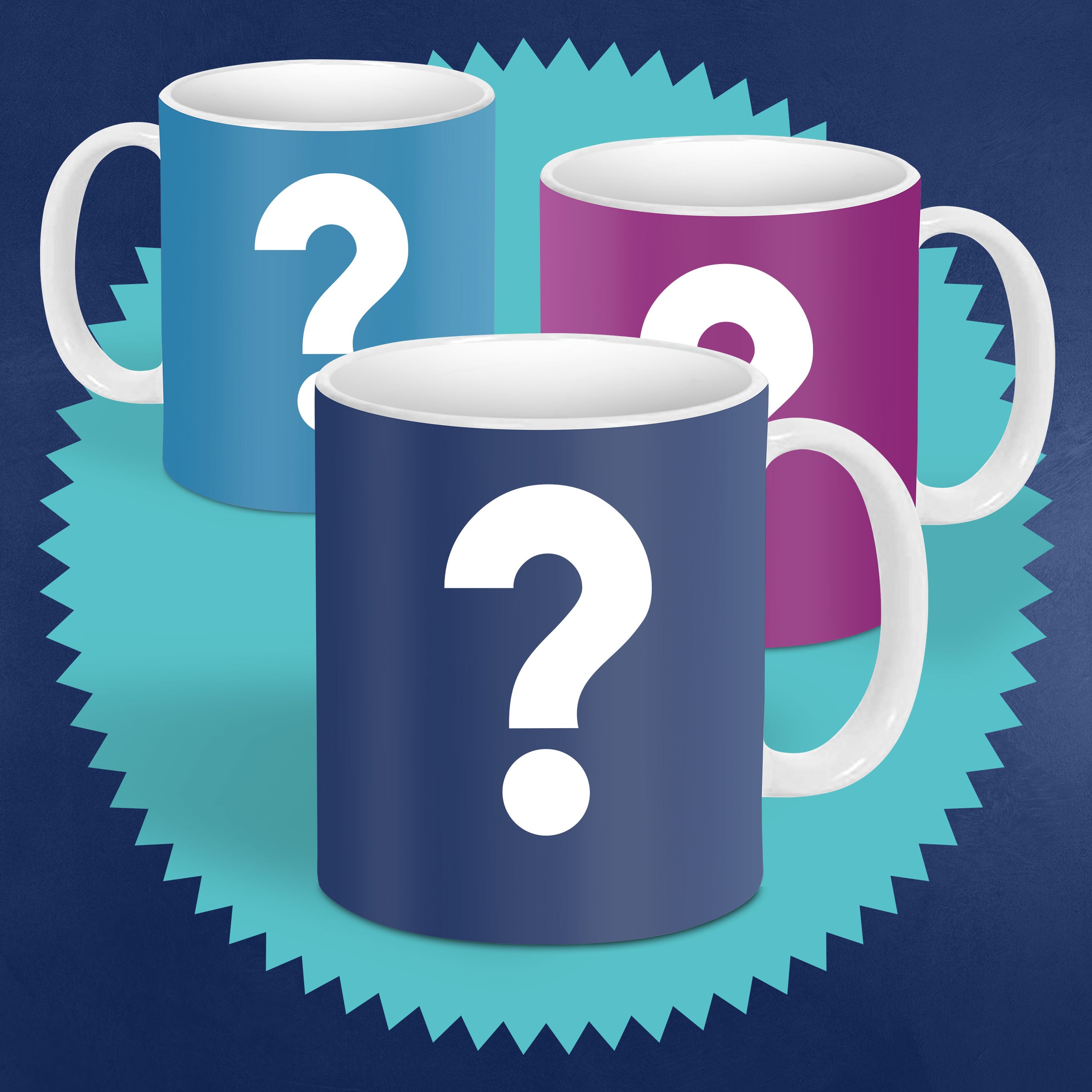 Imagen del producto Set de tazas sorpresa de 3 piezas