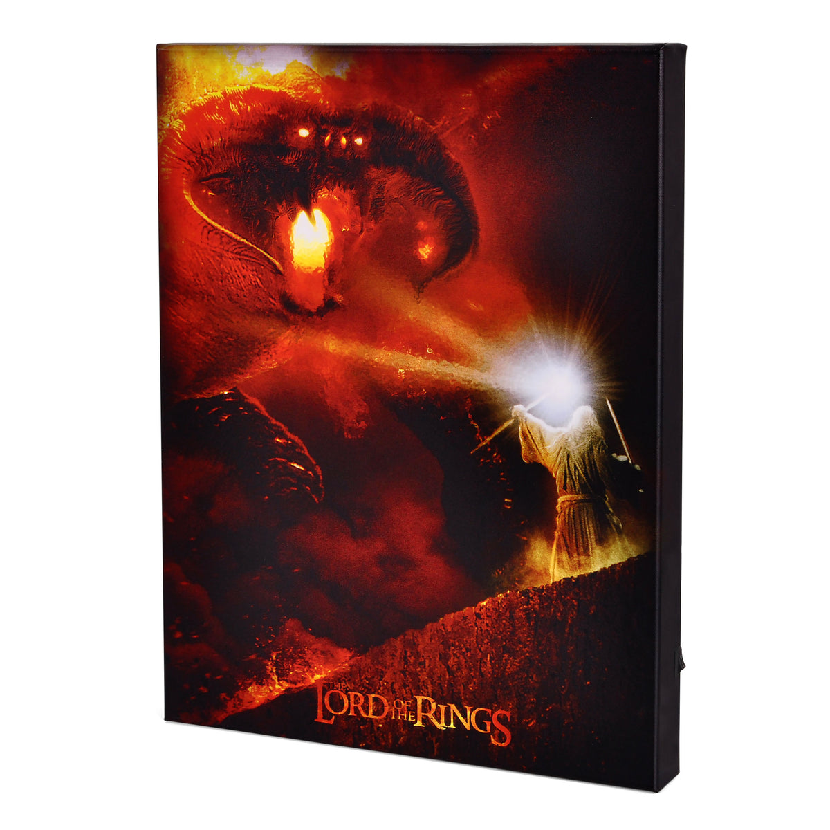 Imagen del producto Señor de los Anillos - Gandalf vs. Balrog Cuadro de pared con luz