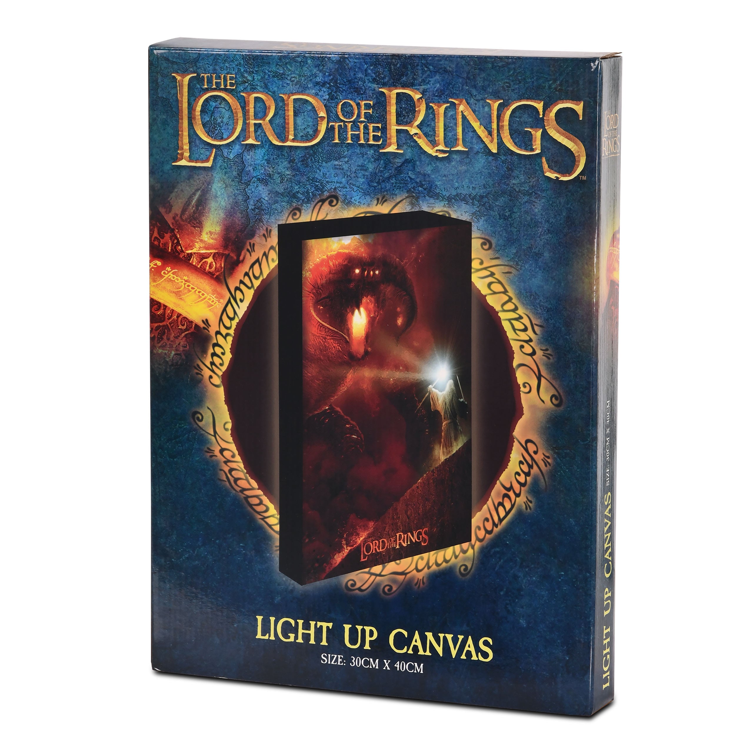 Imagen del producto Señor de los Anillos - Gandalf vs. Balrog Cuadro de pared con luz