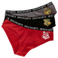 Imagen del producto Harry Potter - Conjunto de bragas Hogwarts de 3 piezas