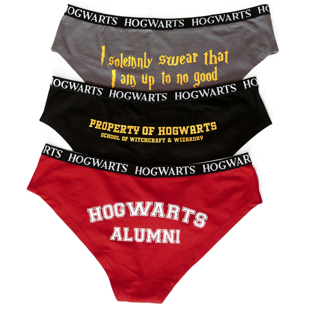 Imagen del producto Harry Potter - Conjunto de bragas Hogwarts de 3 piezas