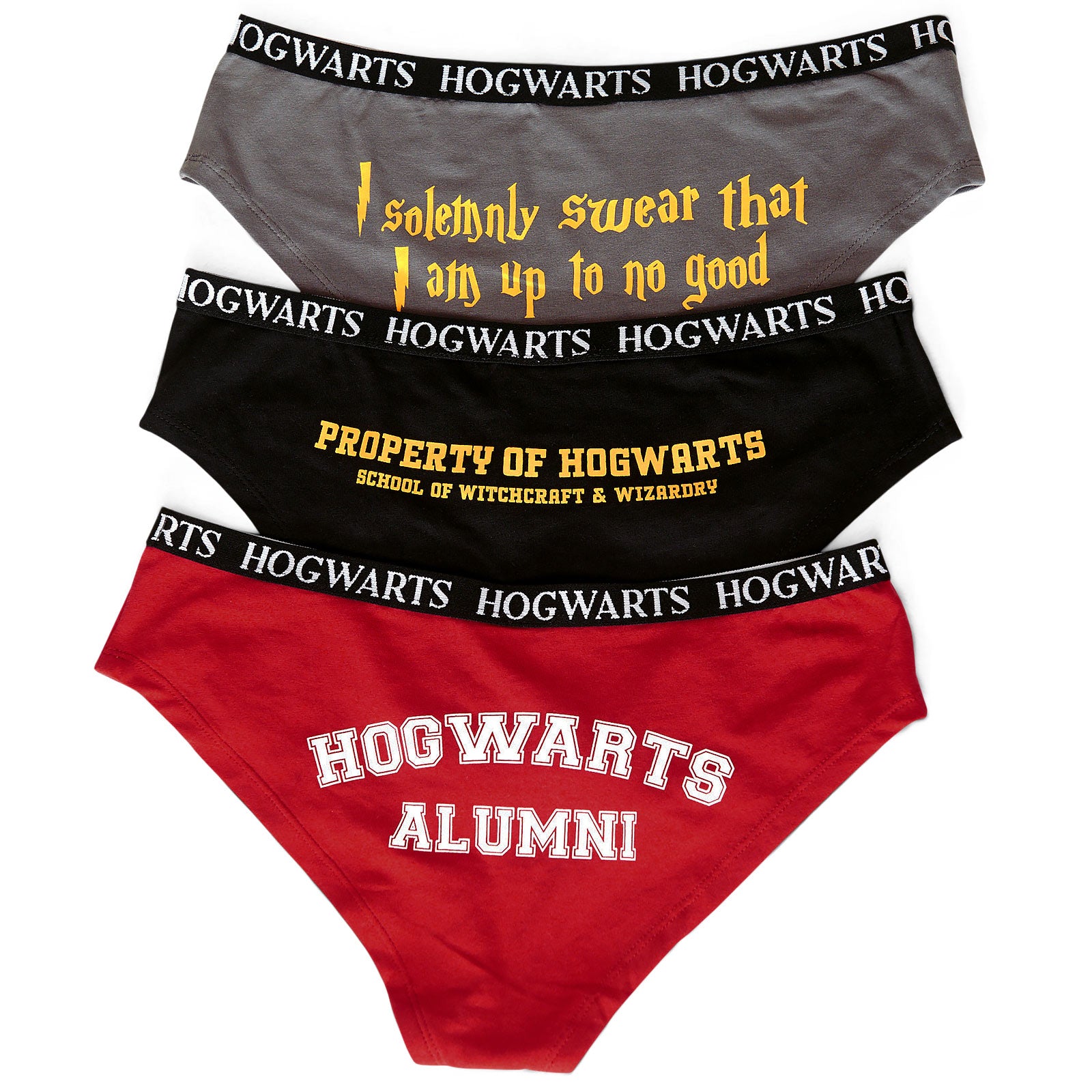 Imagen del producto Harry Potter - Conjunto de bragas Hogwarts de 3 piezas
