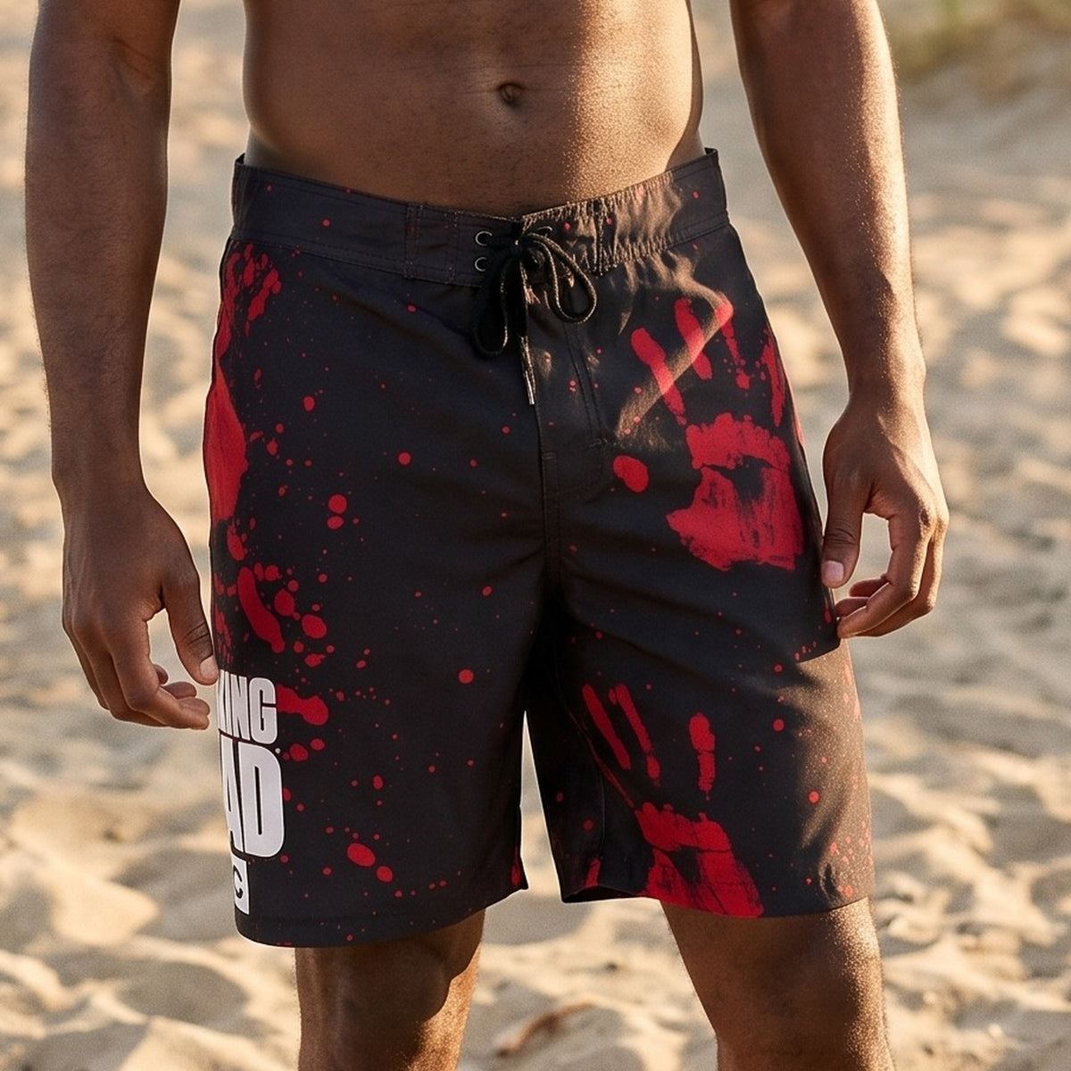 Imagen del producto Walking Dead - Pantalones cortos de baño Blood Hands negros