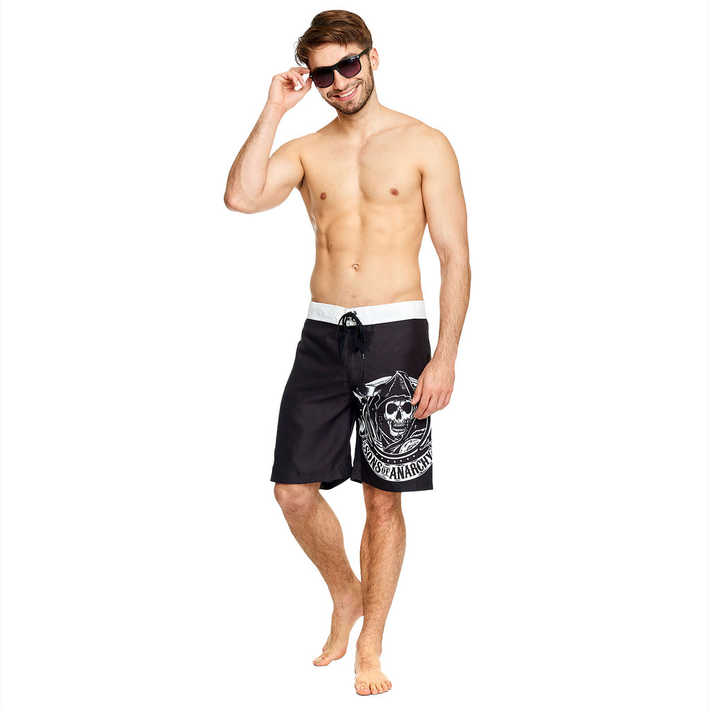 Imagen del producto Sons of Anarchy - Bañador negro con logo de Reaper