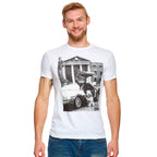 Imagen del producto Regreso al Futuro - Camiseta blanca de Einstein con DeLorean