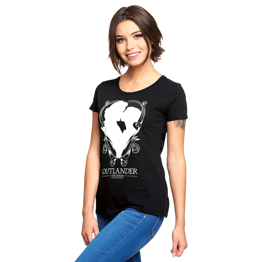 Imagen del producto Outlander - Camiseta de mujer Kiss negra