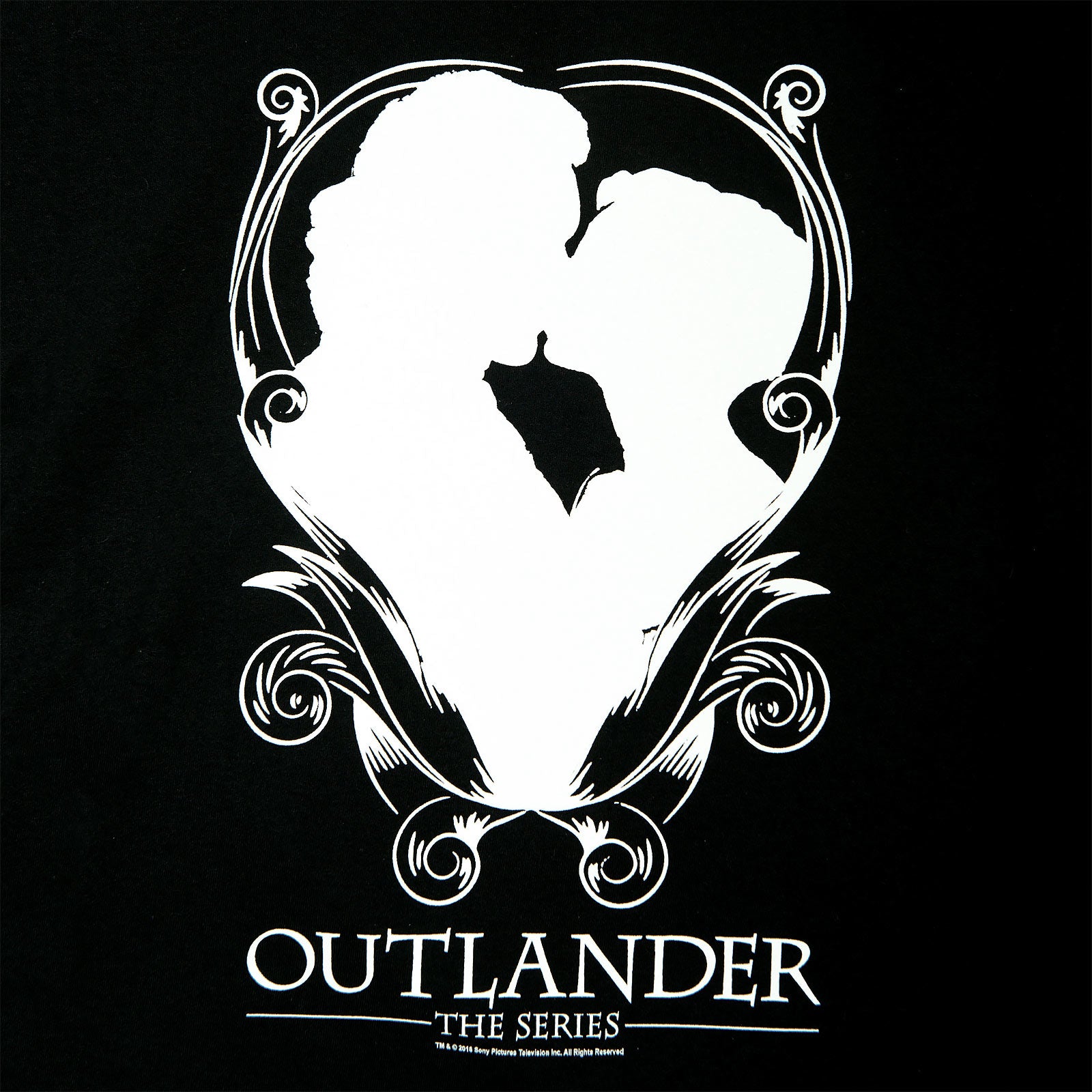 Imagen del producto Outlander - Camiseta de mujer Kiss negra