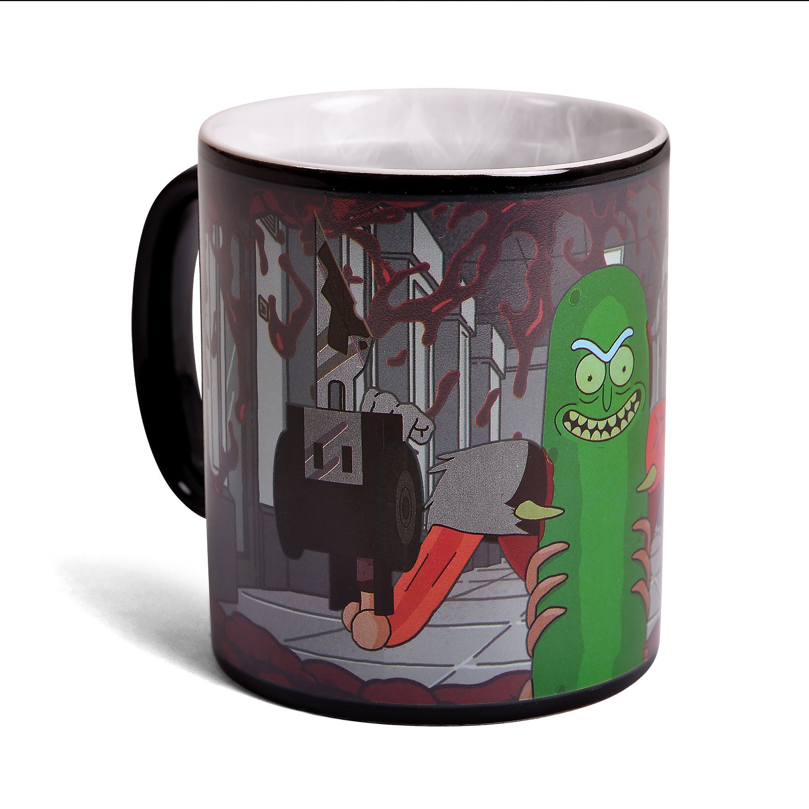 Imagen del producto Rick y Morty - Taza de efecto térmico Pickle Rick