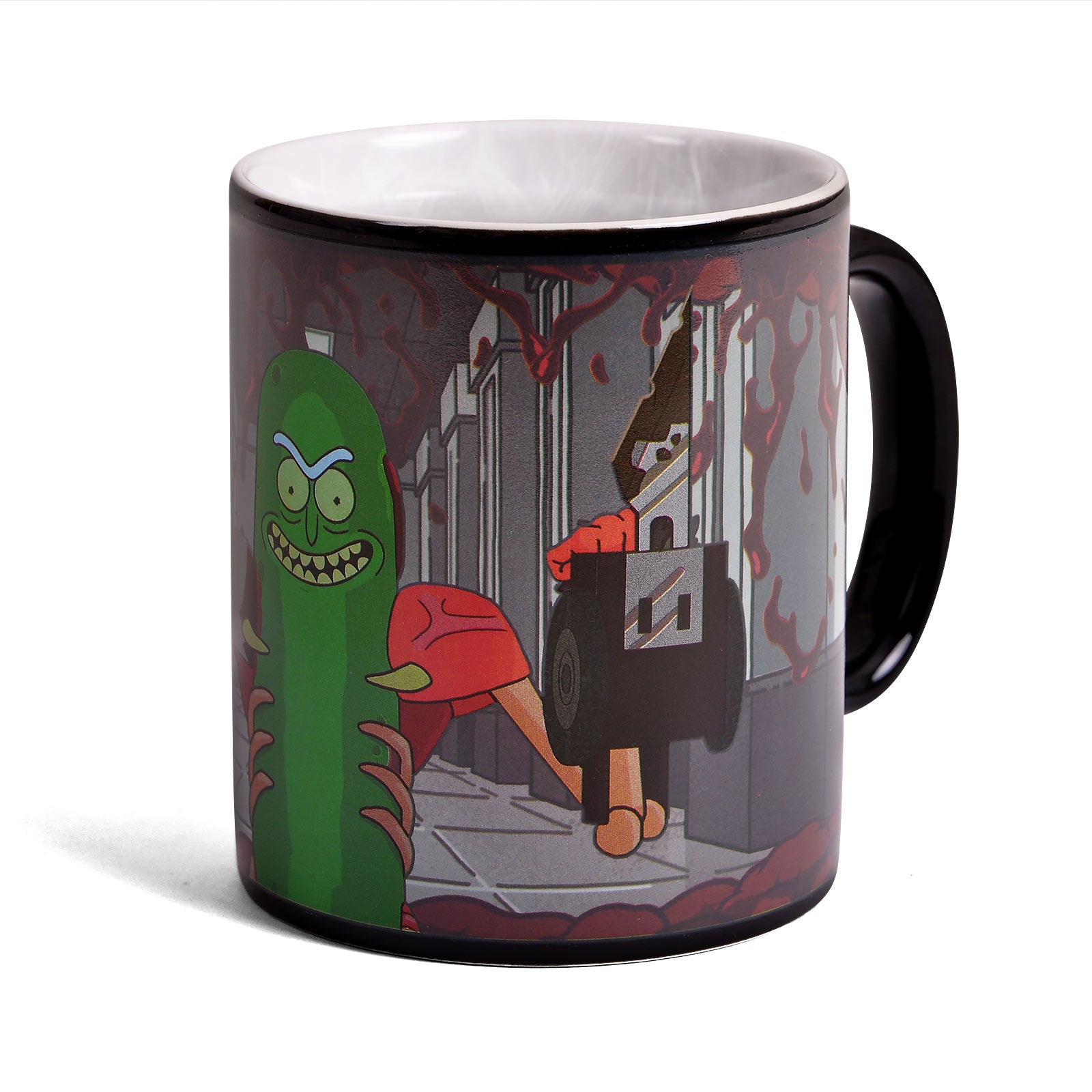 Imagen del producto Rick y Morty - Taza de efecto térmico Pickle Rick
