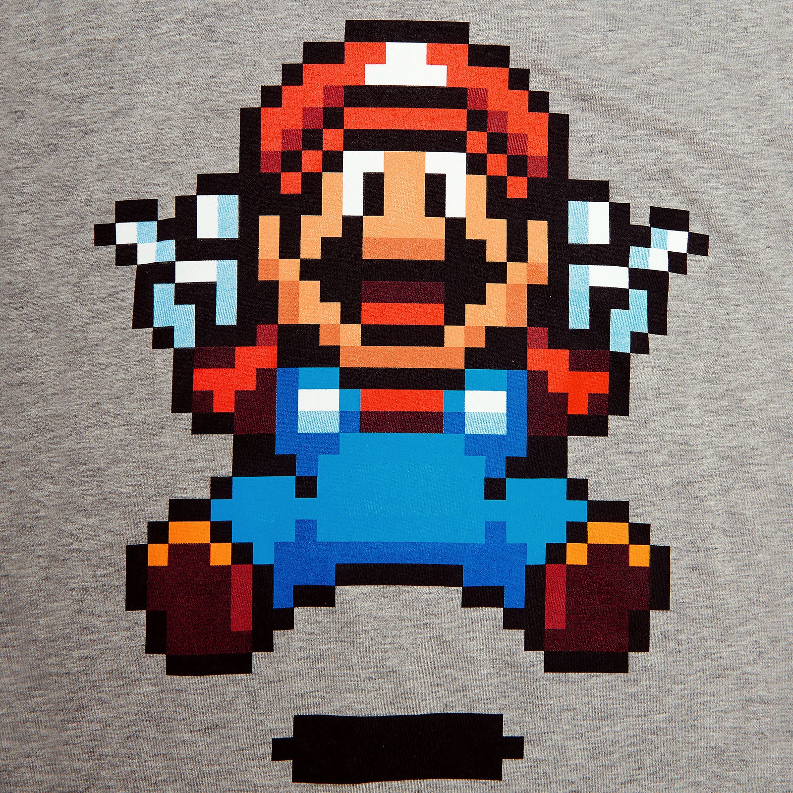 Imagen del producto Super Mario - Camiseta de mujer Jump Pixel gris