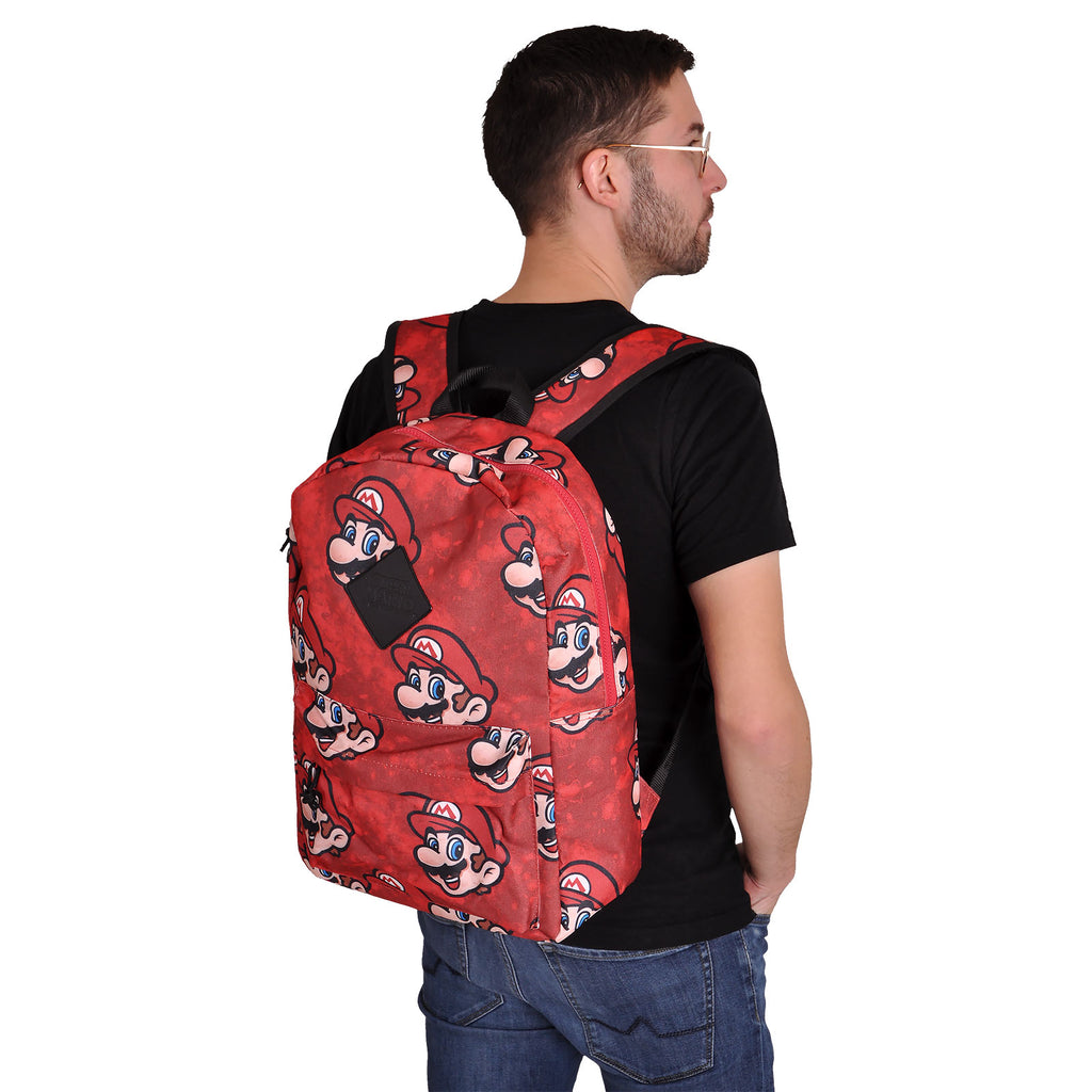 Imagen del producto Super Mario - Mochila roja con caras