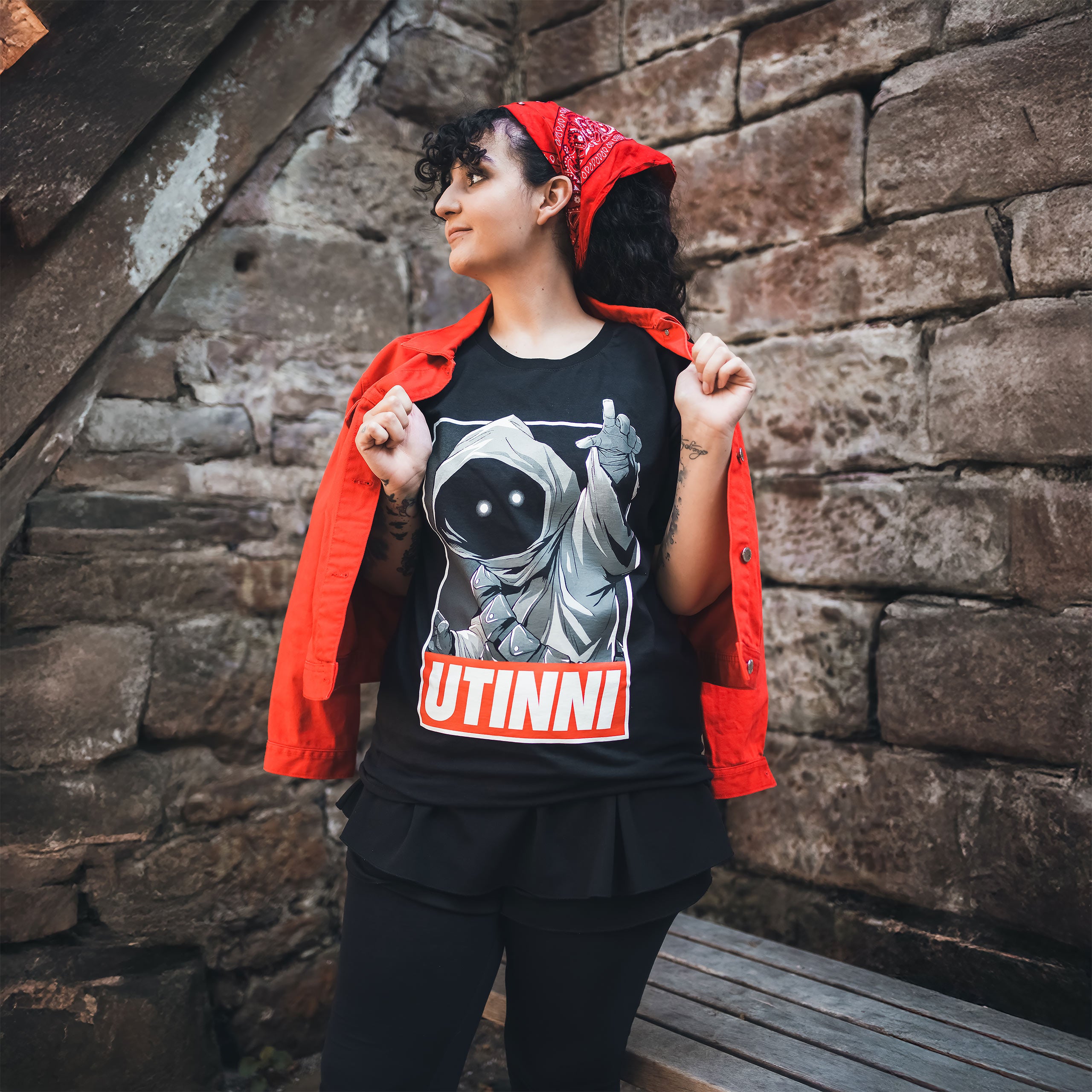 Imagen del producto Star Wars - Jawa Utinni Camiseta negra