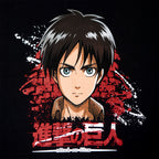 Imagen del producto Attack on Titan - Camiseta negra de Eren Jaeger