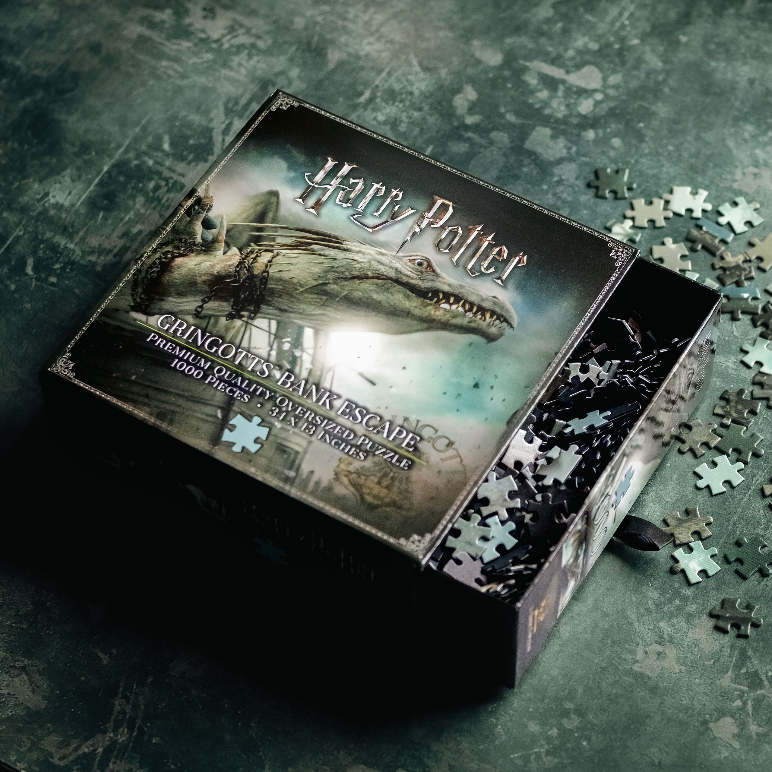 Imagen del producto Harry Potter - Puzzle Premium Banco de Gringotts con Dragón