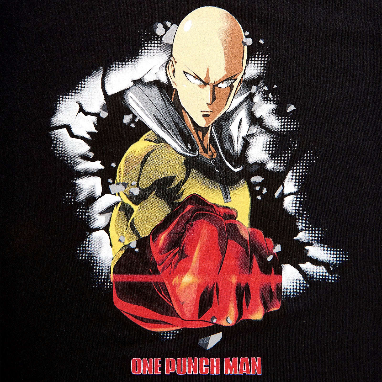 Imagen del producto One Punch Man - Camiseta Saitama negra