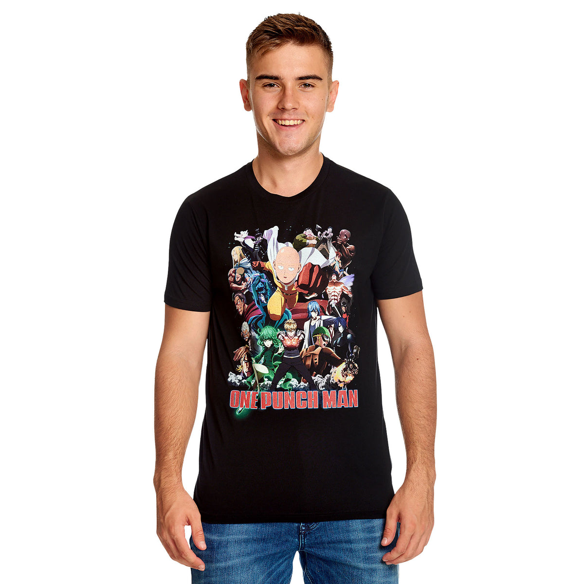 Imagen del producto One Punch Man - Camiseta Collage negra
