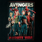 Imagen del producto Avengers - Camiseta Collage de Héroes Infinitos negra