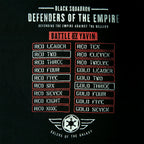 Imagen del producto Star Wars - Camiseta Black Squadron negra