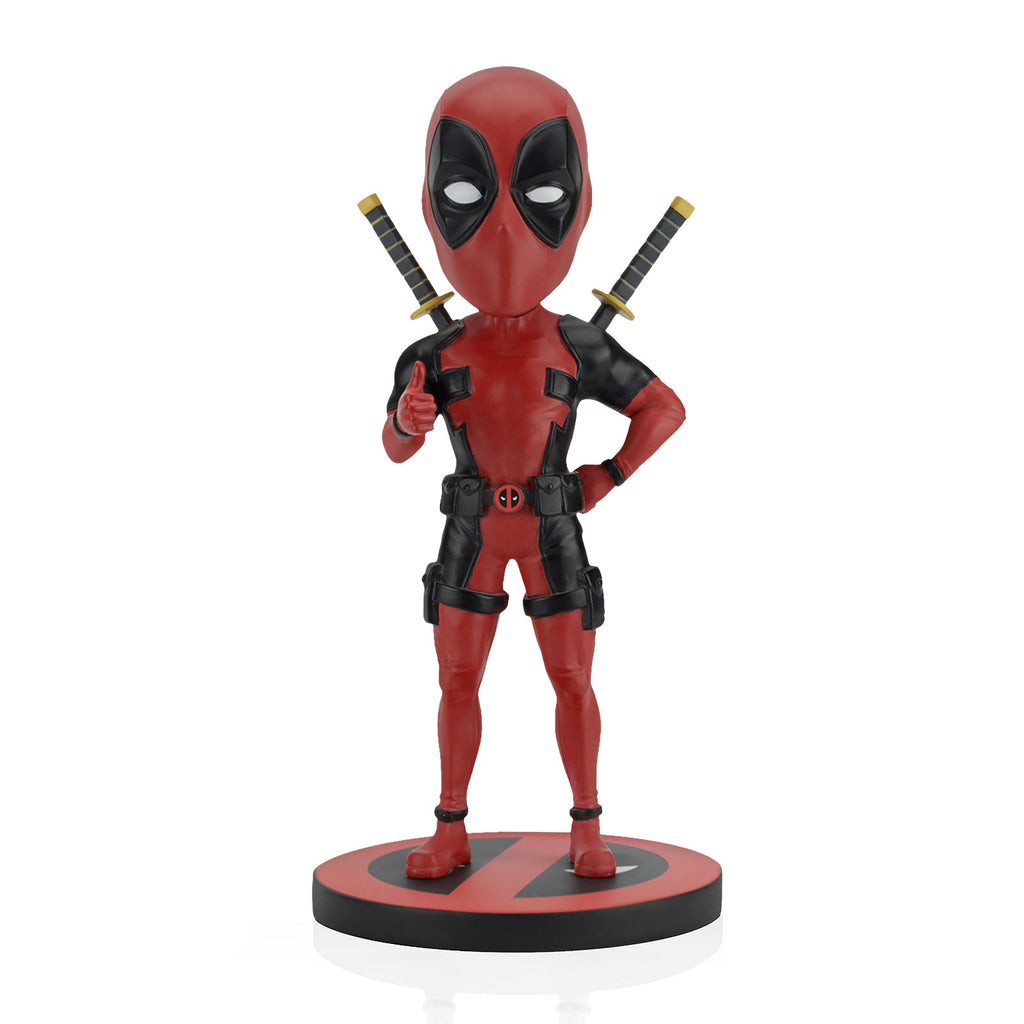 Imagen del producto Figura de cabeza oscilante de Deadpool Head Knockers Deluxe