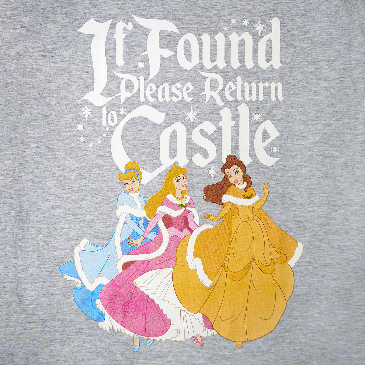 Imagen del producto Disney Princess - Si se encuentra, devolver al castillo Camiseta de mujer gris