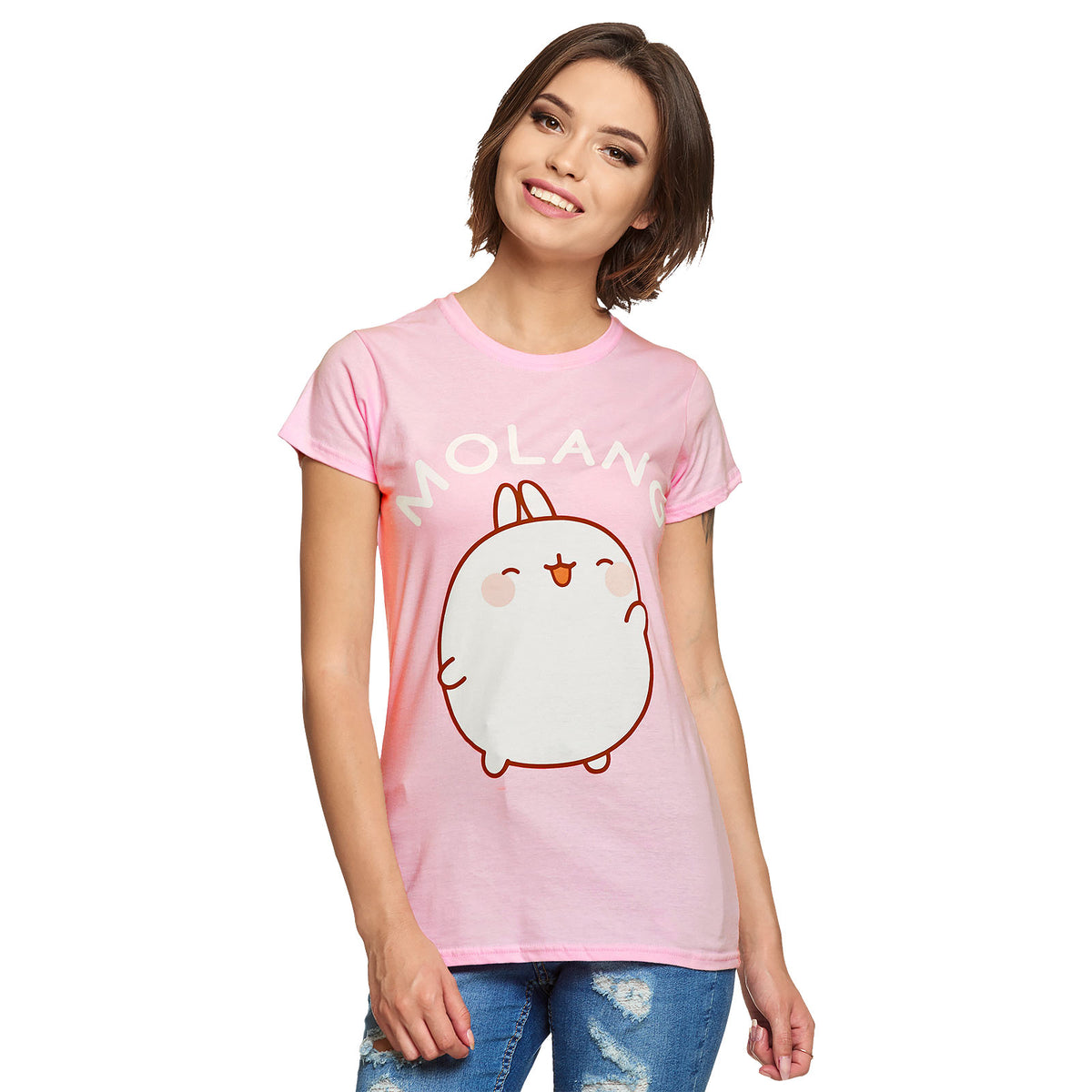 Product image Molang - Happy Women's T-Shirt Pink