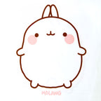 Imagen del producto Molang - Camiseta Sonrisa para Mujer en blanco