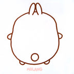 Imagen del producto Molang - Camiseta Sonrisa para Mujer en blanco