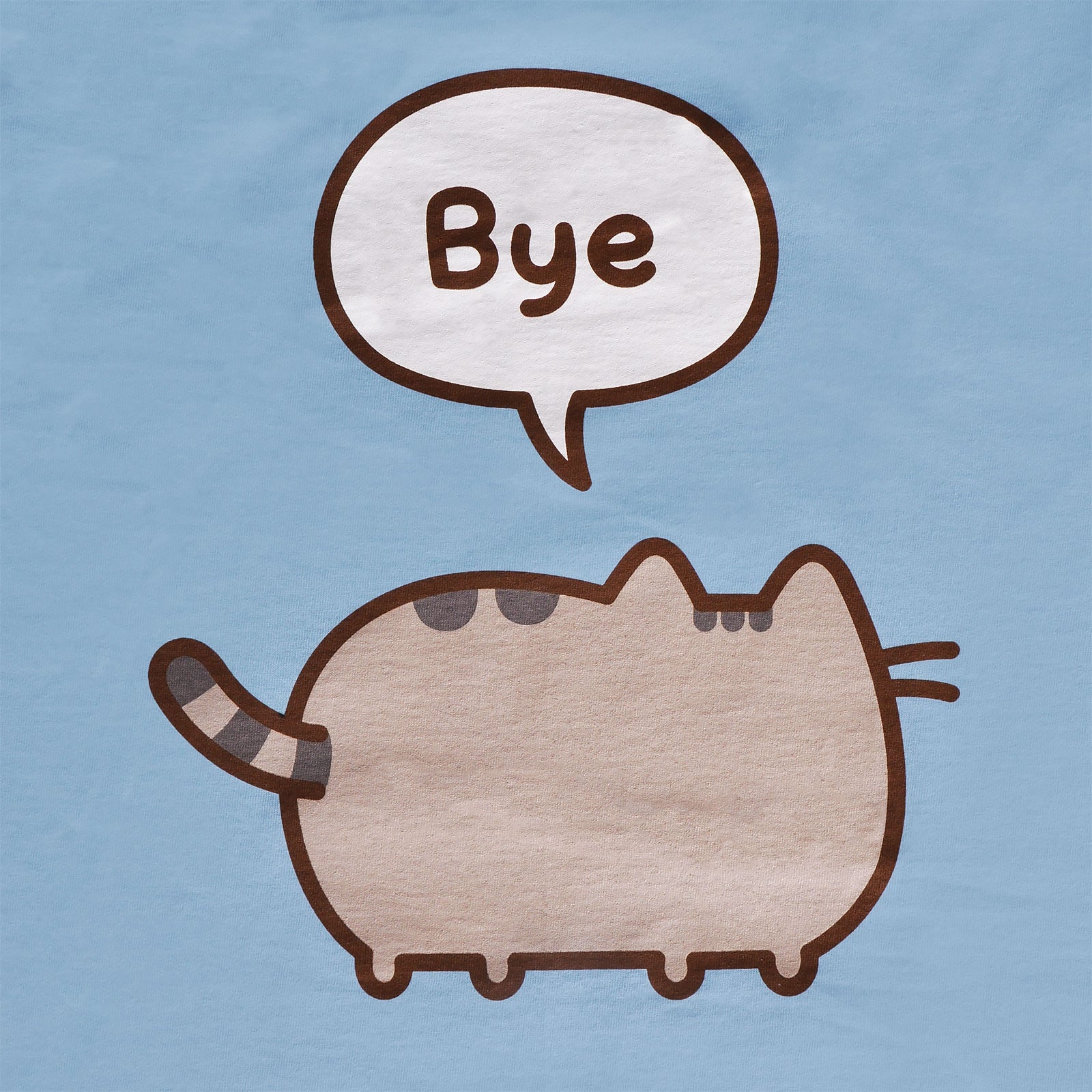 Imagen del producto Pusheen - ¡Hola Adiós! Camiseta azul para mujer