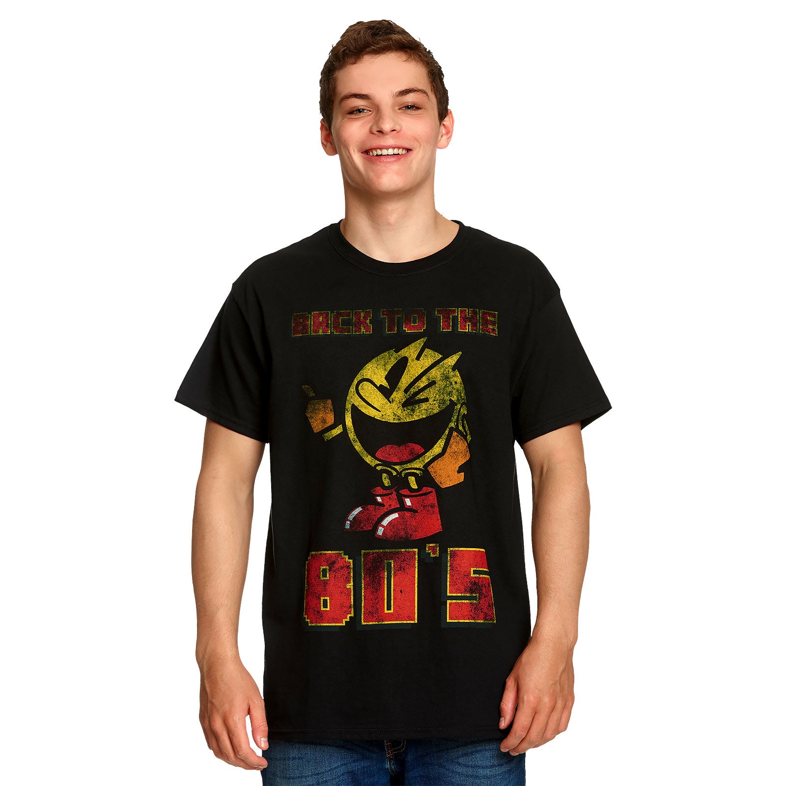 Imagen del producto Pac-Man - Camiseta negra 'Back to the 80's'