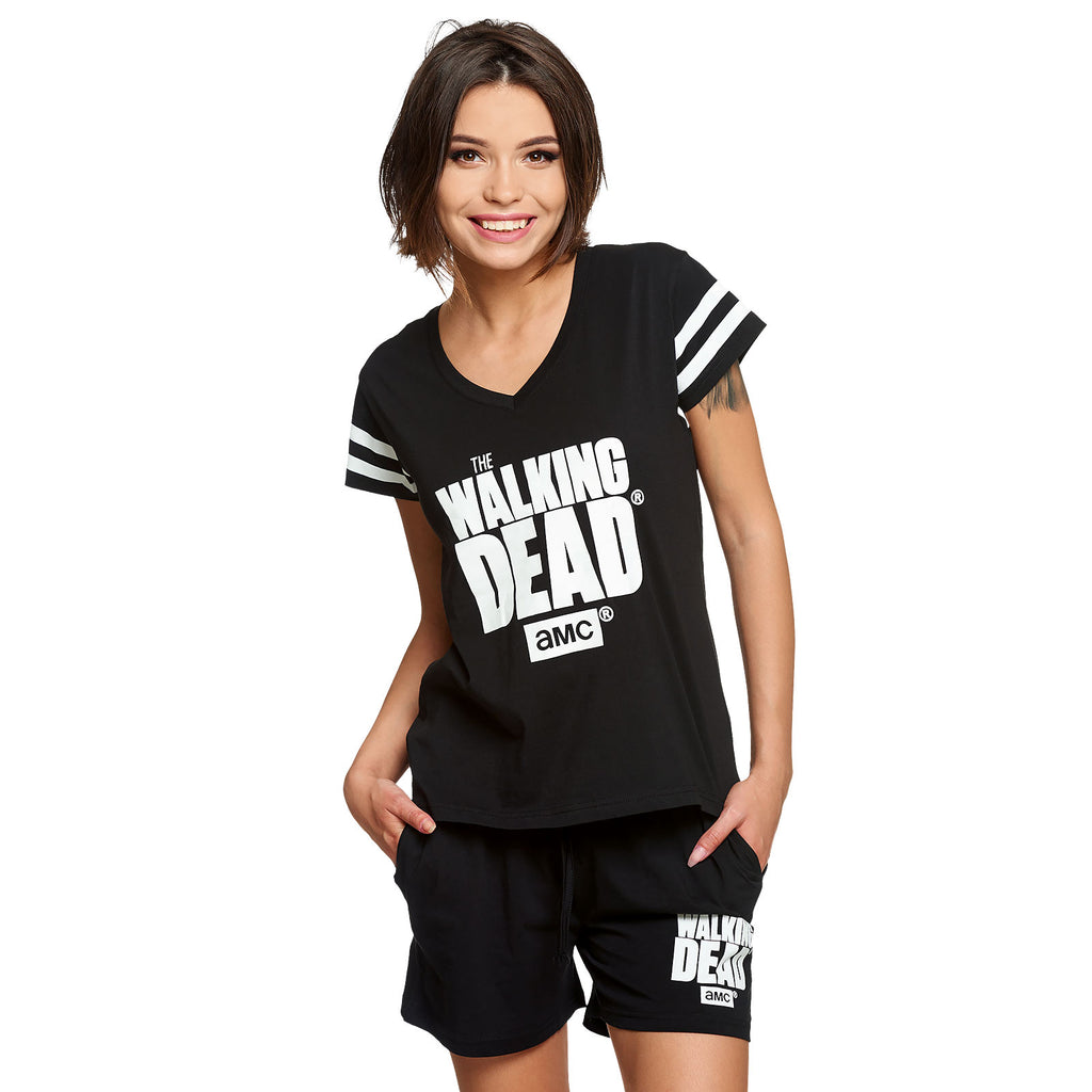 Imagen del producto Walking Dead - Pijama corto con logo para mujer