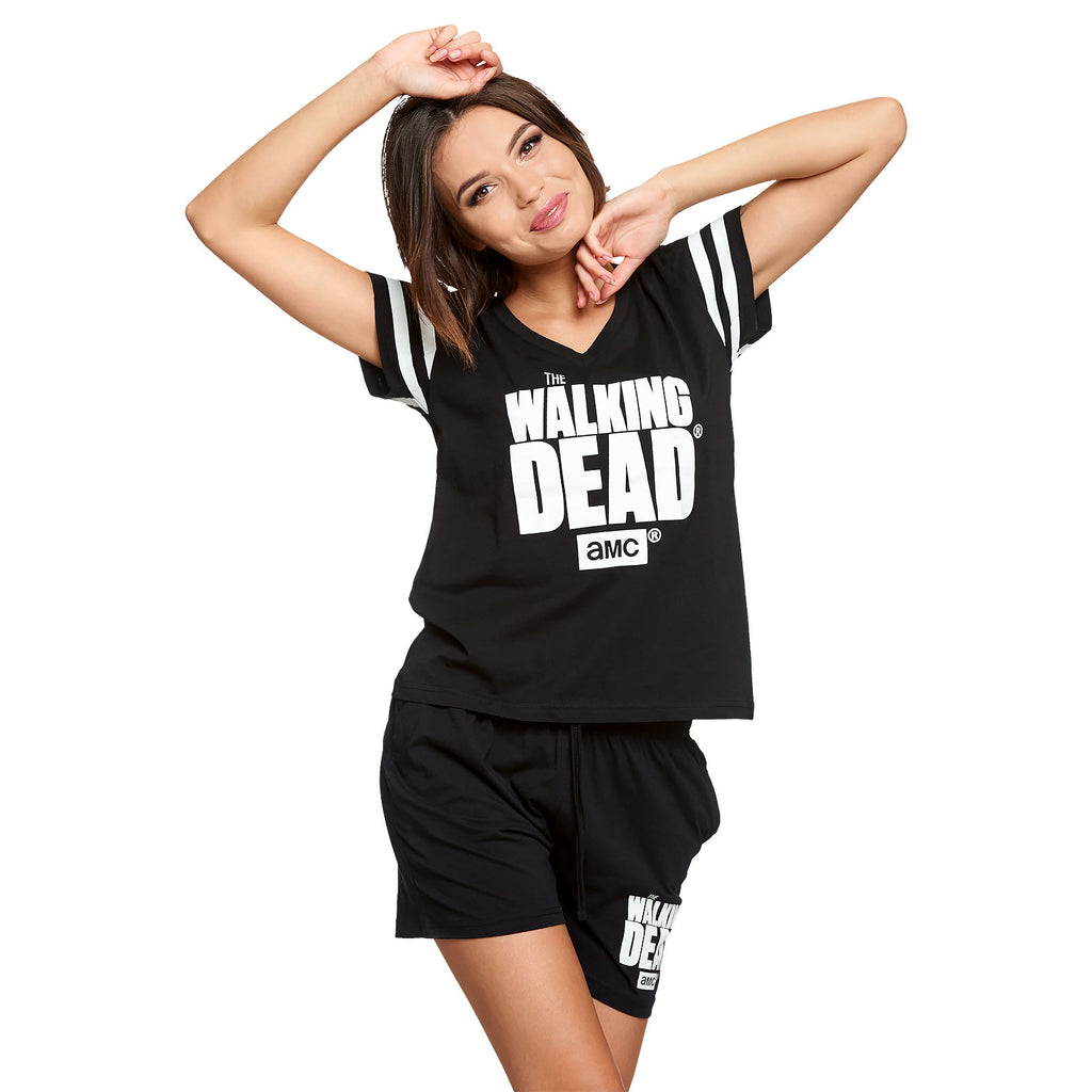 Imagen del producto Walking Dead - Pijama corto con logo para mujer
