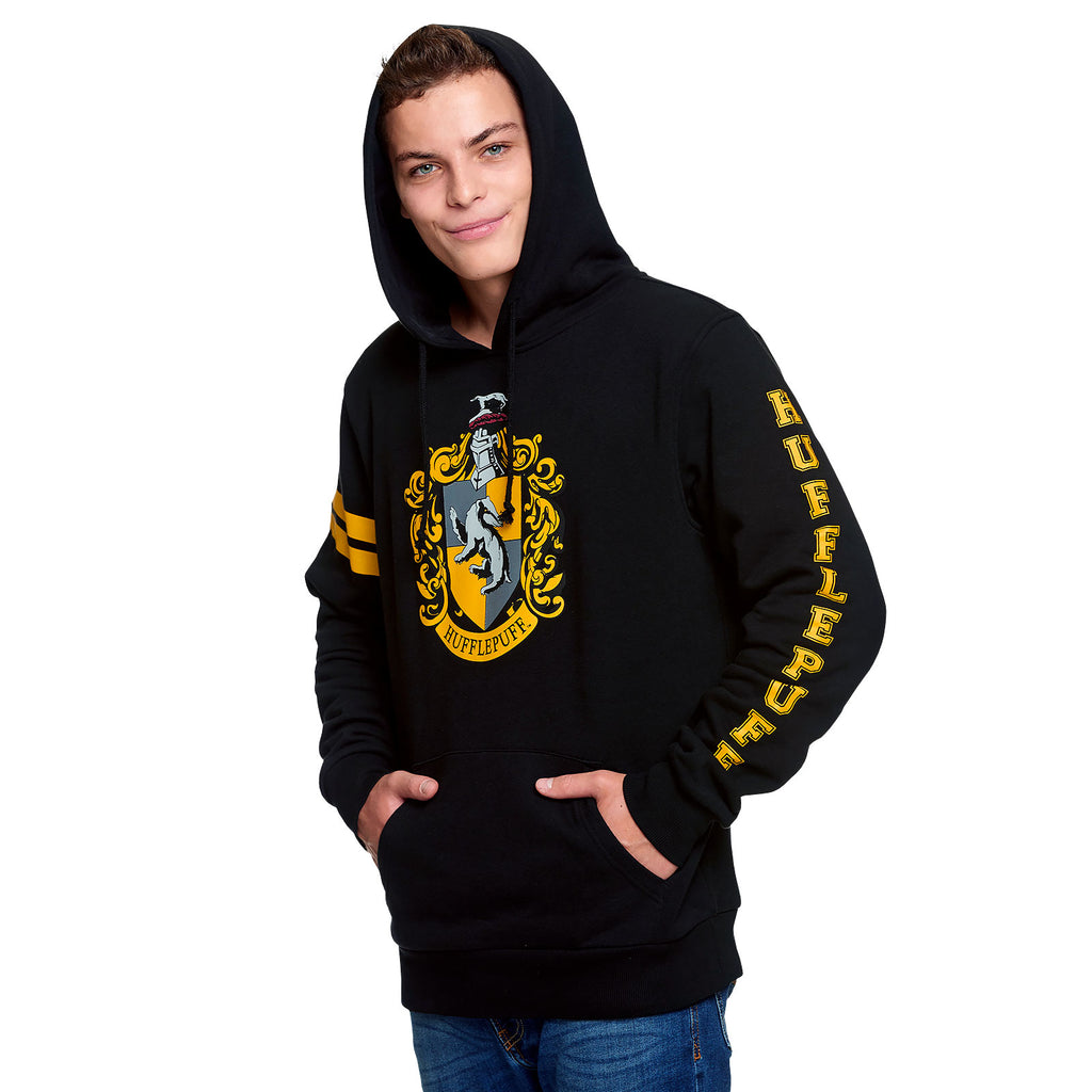 Imagen del producto Harry Potter - Sudadera con capucha del escudo Hufflepuff