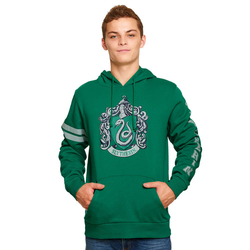 Imagen del producto Harry Potter - Sudadera con capucha del escudo de Slytherin