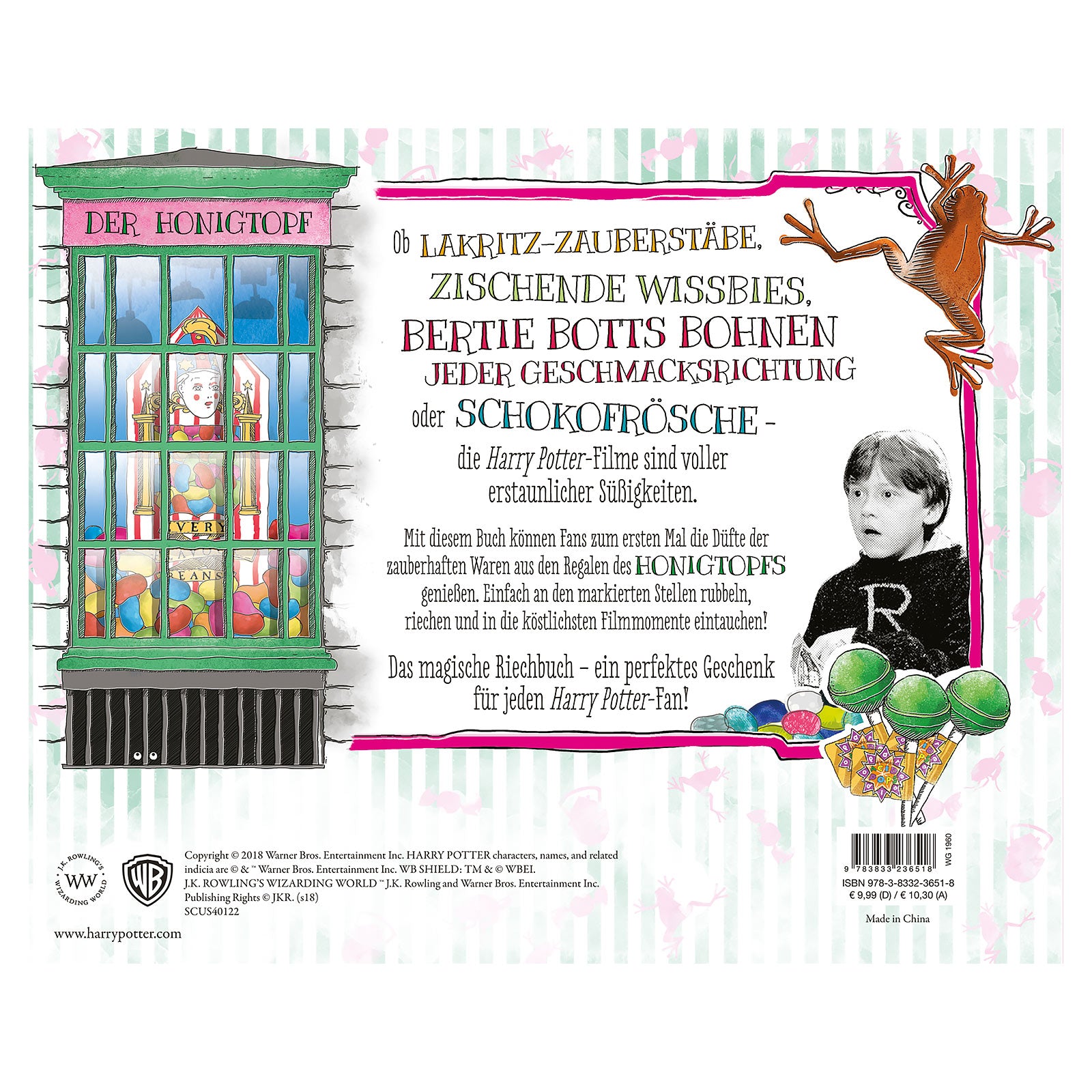 Imagen del producto Harry Potter - El Caldero de Miel - El libro de los aromas mágicos