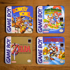 Imagen del producto Nintendo - Juego de posavasos de juegos clásicos de Game Boy, conjunto de 4