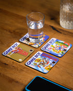 Imagen del producto Nintendo - Juego de posavasos de juegos clásicos de Game Boy, conjunto de 4