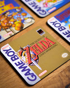Imagen del producto Nintendo - Juego de posavasos de juegos clásicos de Game Boy, conjunto de 4