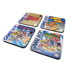 Imagen del producto Nintendo - Juego de posavasos de juegos clásicos de Game Boy, conjunto de 4