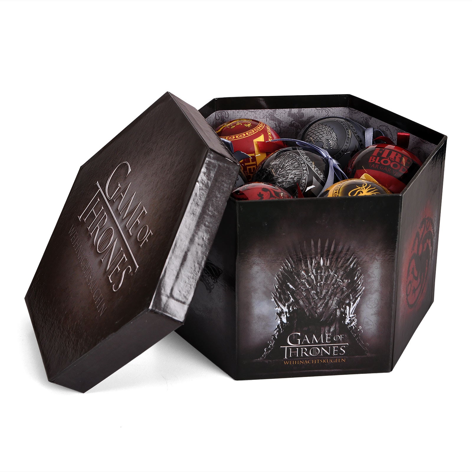 Imagen del producto Juego de Tronos - Bolas de Navidad con escudos 14 piezas