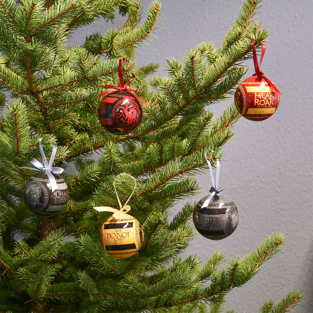 Imagen del producto Juego de Tronos - Bolas de Navidad con escudos 14 piezas