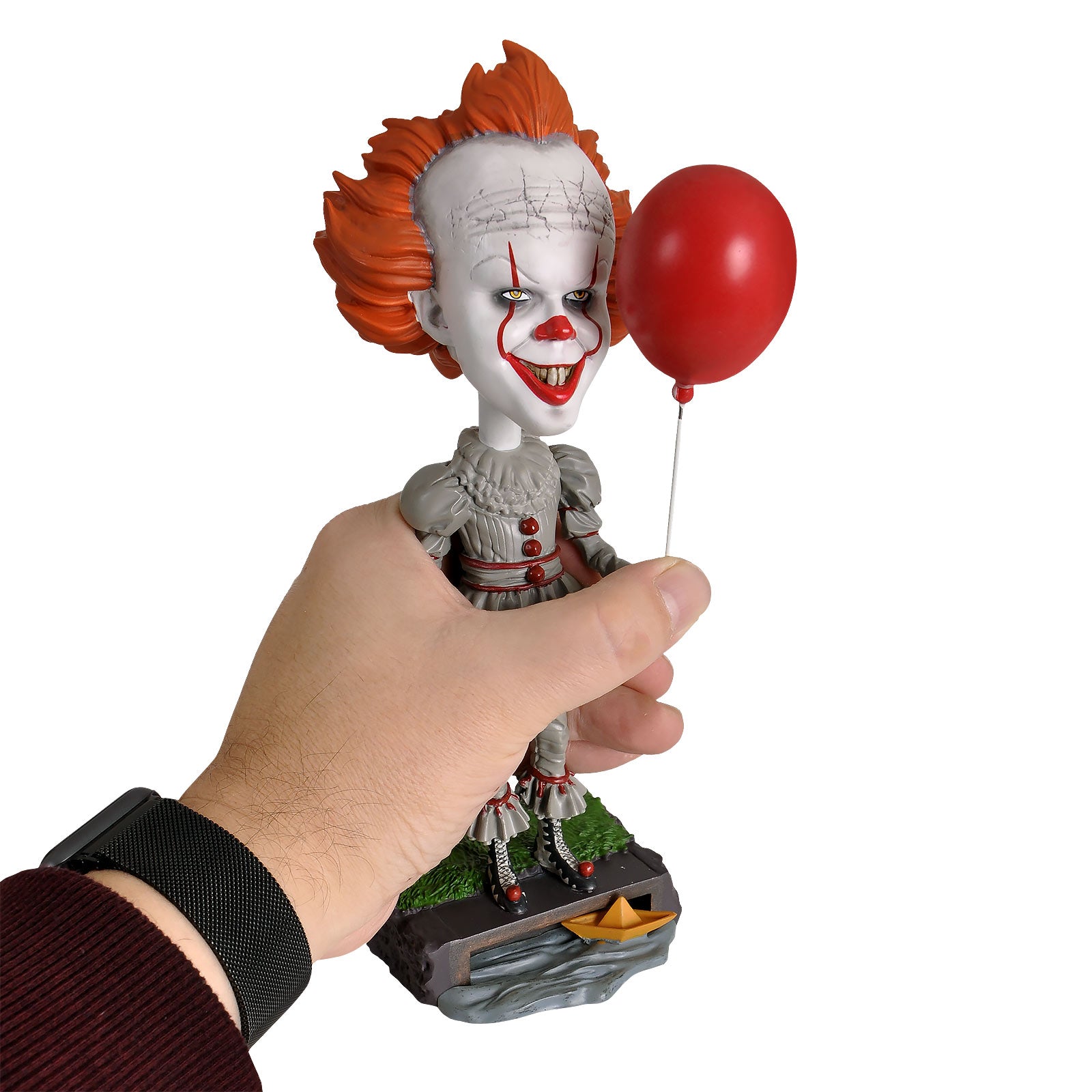 Imagen del producto Stephen Kings IT - Pennywise Head Knockers Figura de cabeza oscilante