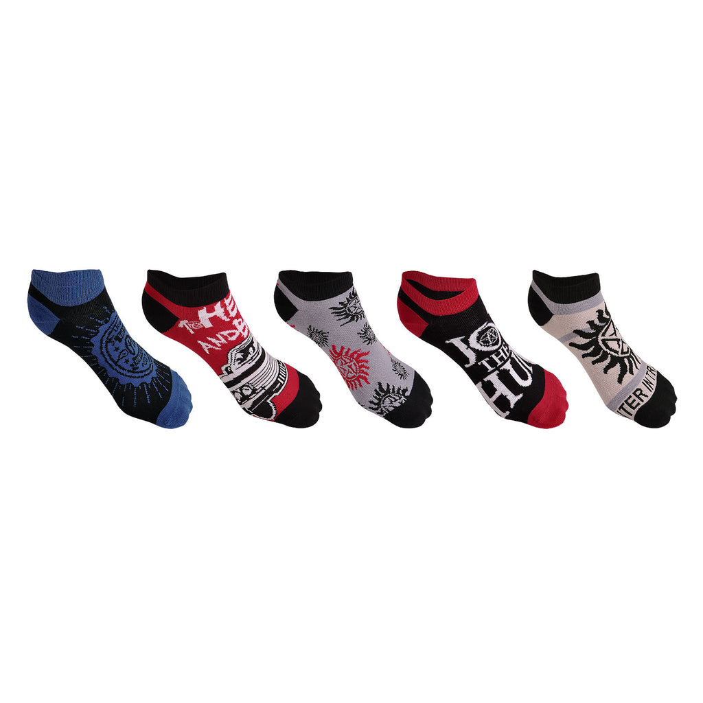 Imagen del producto Supernatural - Set de 5 calcetines con símbolos