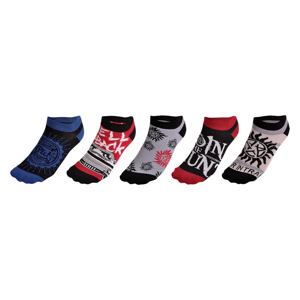 Imagen del producto Supernatural - Set de 5 calcetines con símbolos
