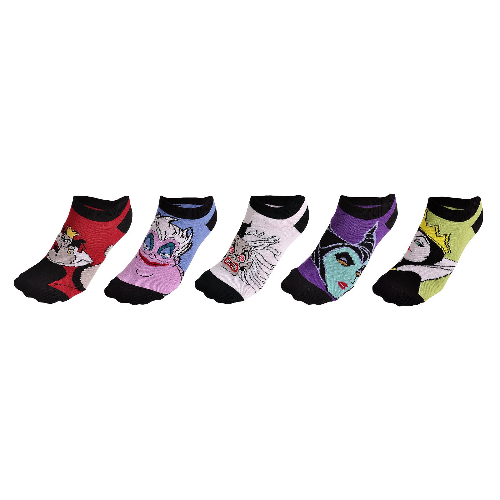 Imagen del producto Disney - Villains Bad Girls Juego de 5 calcetines