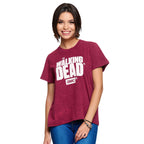Imagen del producto Walking Dead - Camiseta de mujer con logo rojo