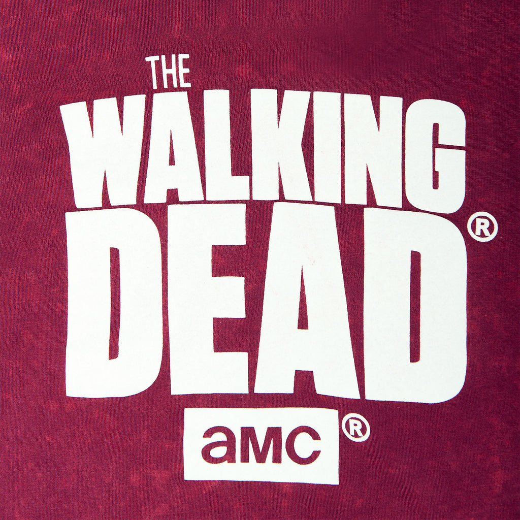 Imagen del producto Walking Dead - Camiseta de mujer con logo rojo