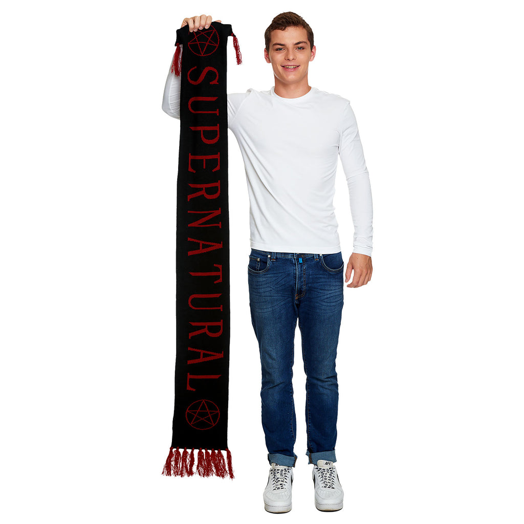 Imagen del producto Supernatural - Bufanda con logo de pentagrama